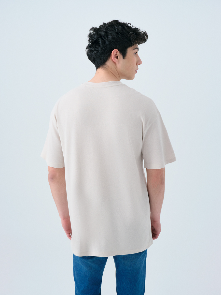Oversize Fit Erkek Tshirt K.kol