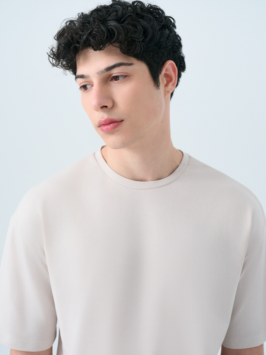 Oversize Fit Erkek Tshirt K.kol
