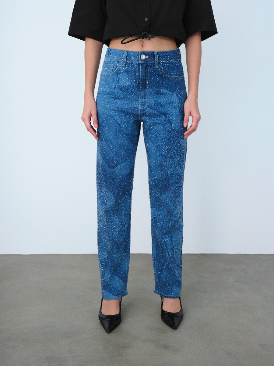 Mom Slim Fit Kadın Pantolon