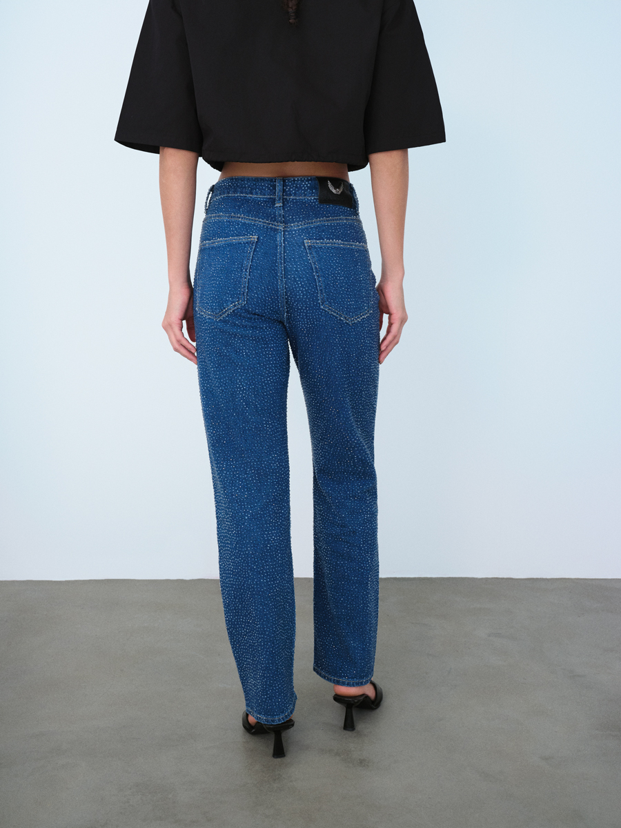 Mom Slim Fit Kadın Pantolon