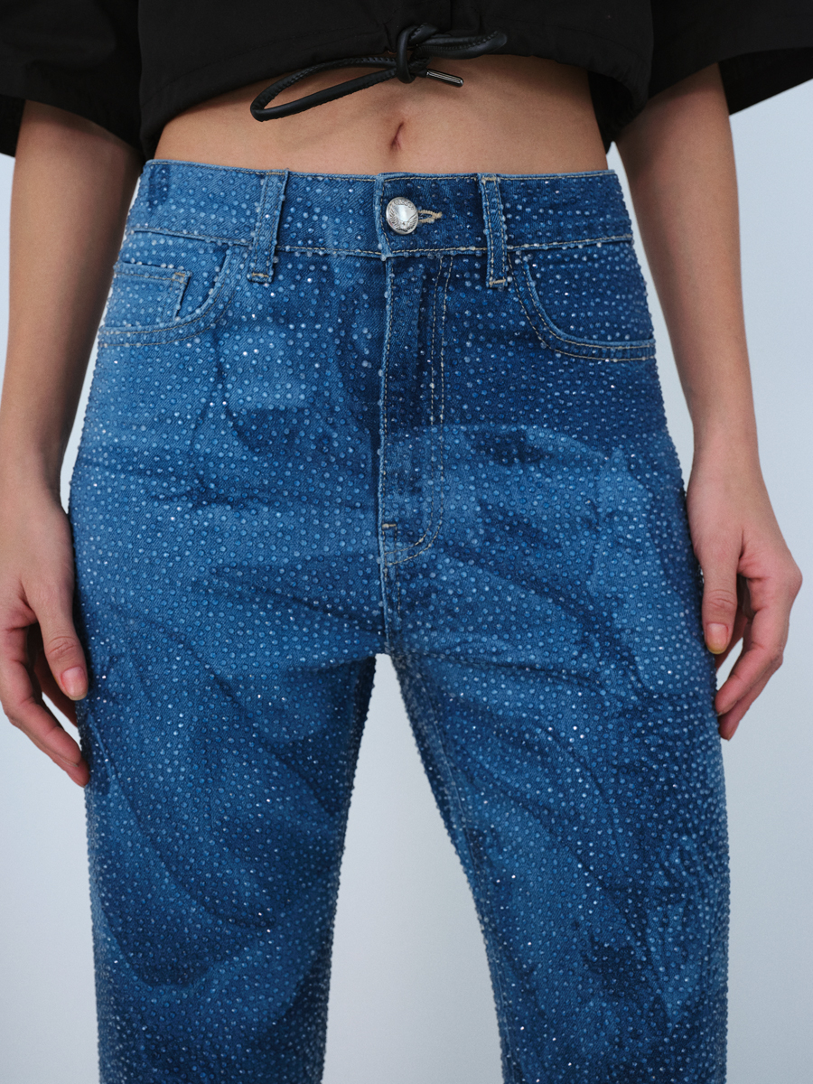 Mom Slim Fit Kadın Pantolon