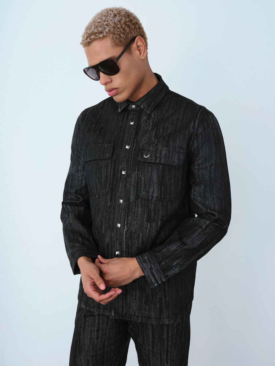Oversize Fit Erkek Gömlek U.kol