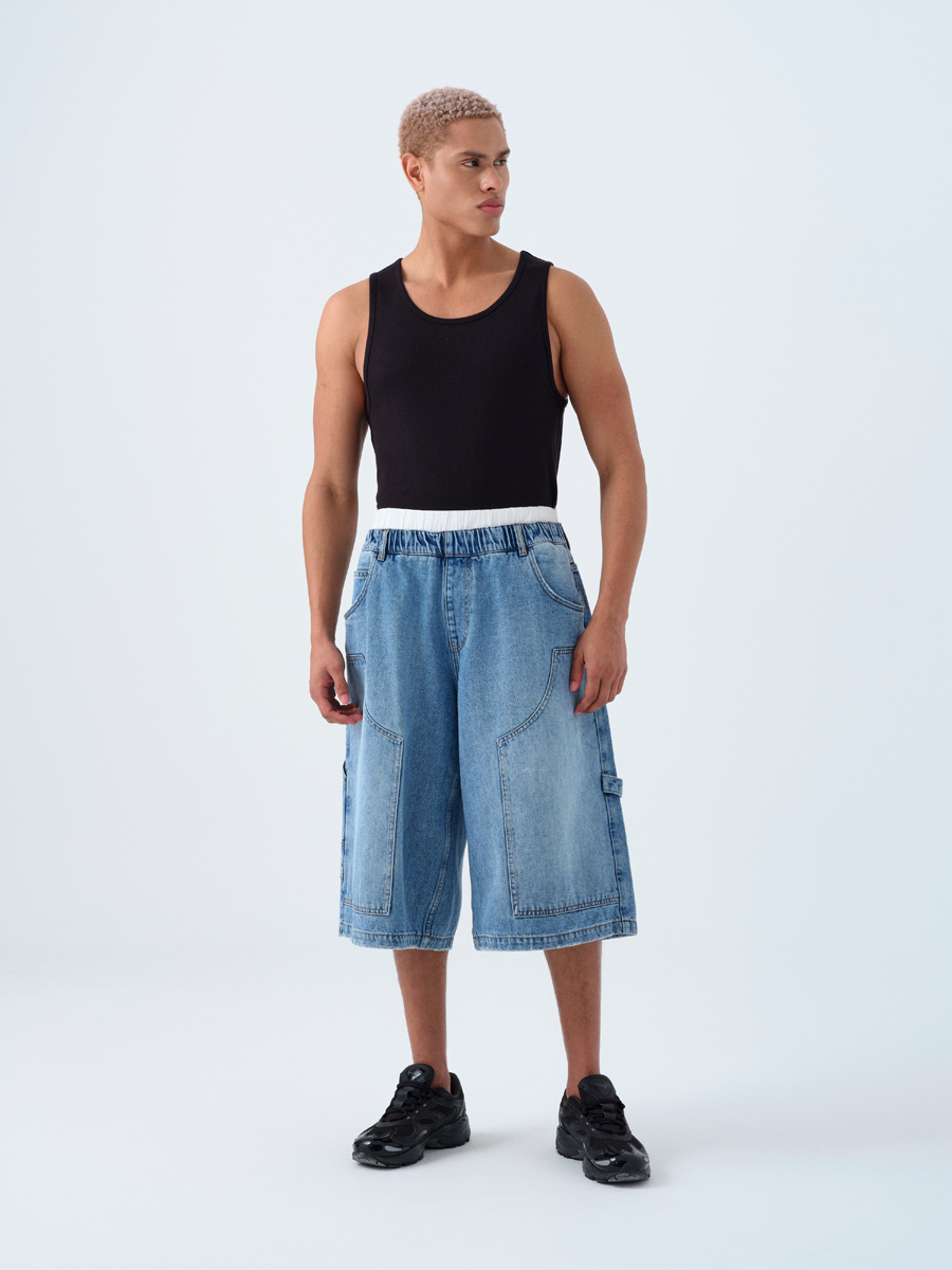 Baggy Fit Kadın Kapri