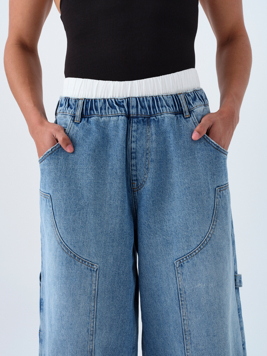 Baggy Fit Kadın Kapri