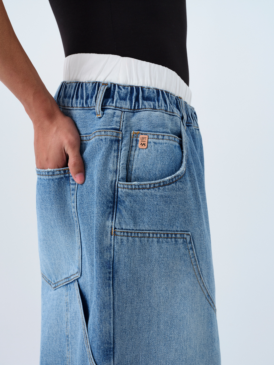 Baggy Fit Kadın Kapri