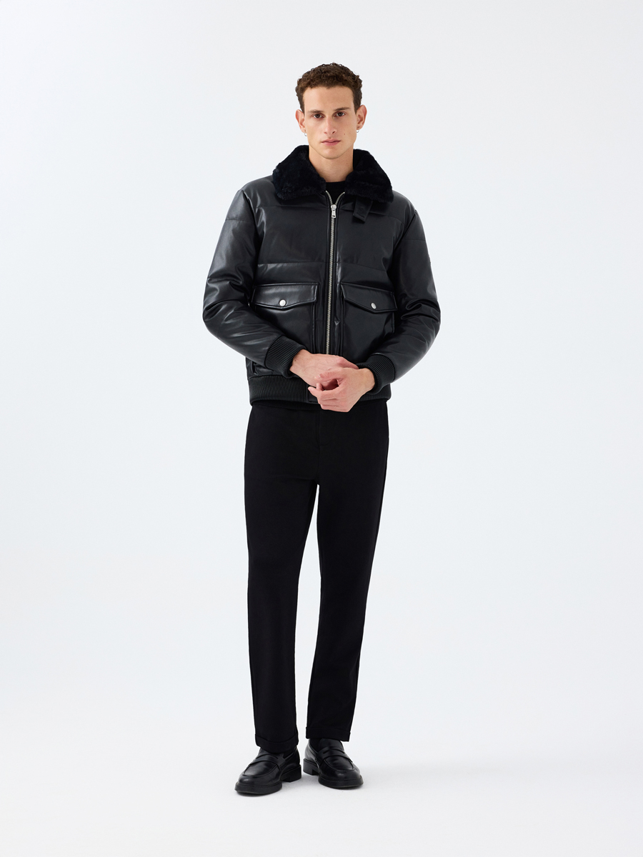 Regular Fit Erkek Mont Pu