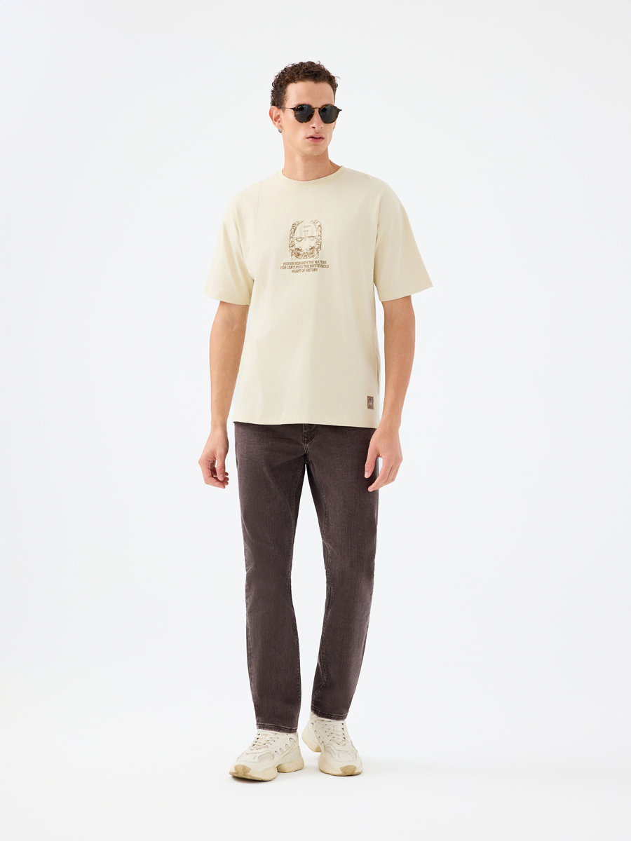 Oversize Fit Erkek Tshirt K.kol