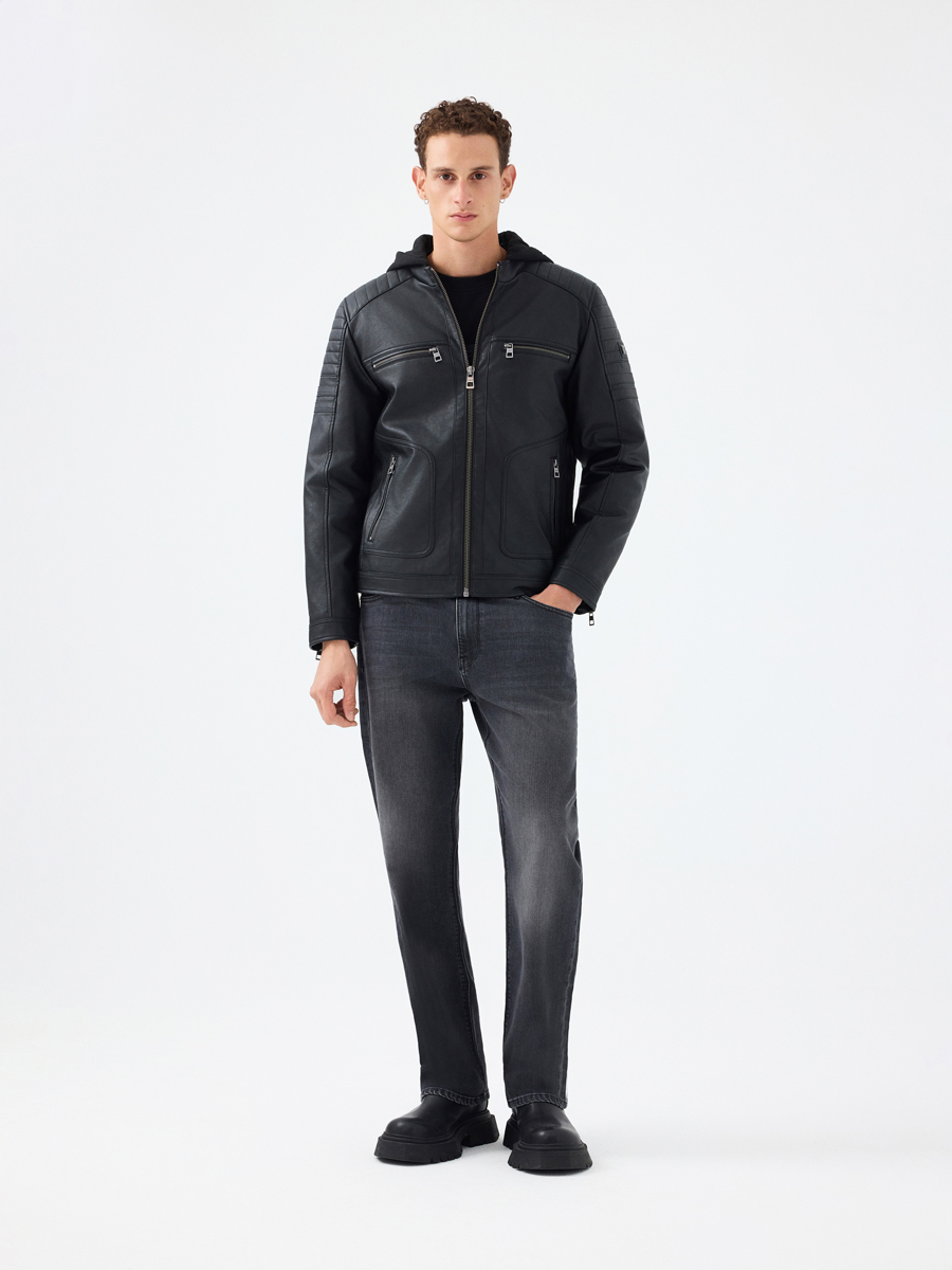 Regular Fit Erkek Mont Pu
