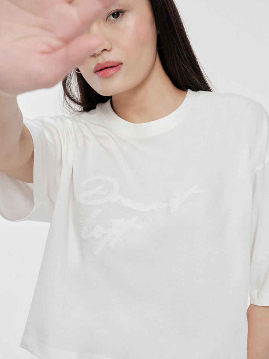 Long Crop Kadın Tshirt K.kol