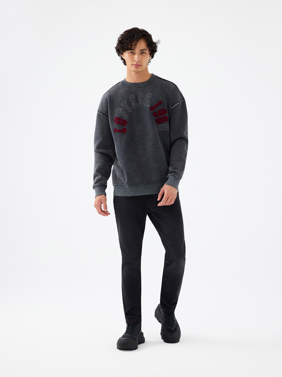 Oversize Fit Erkek Sweatshirt
