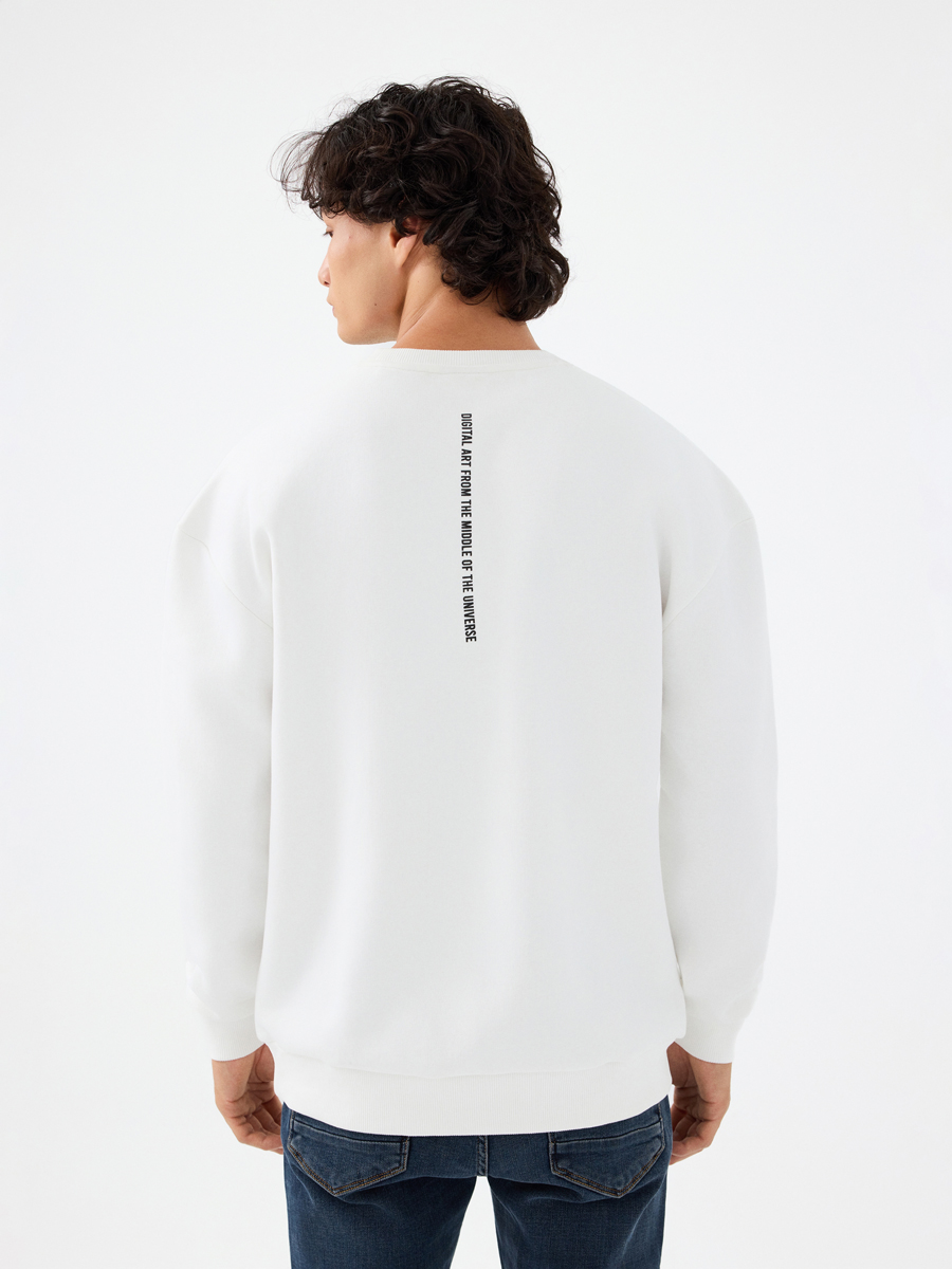 Oversize Fit Erkek Sweatshirt