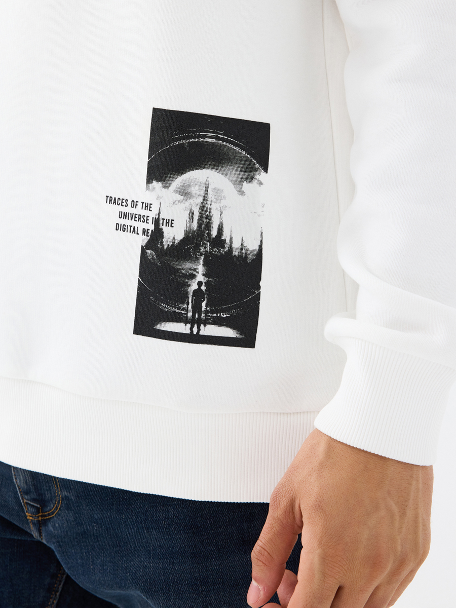 Oversize Fit Erkek Sweatshirt
