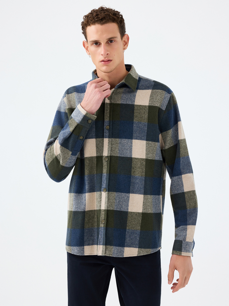 Relax Fit Erkek Gömlek U.kol