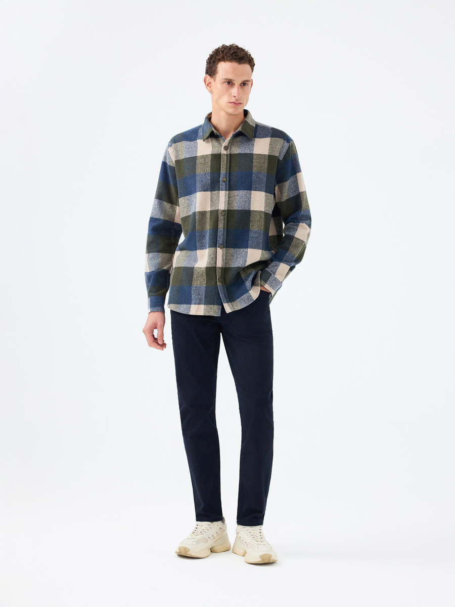 Relax Fit Erkek Gömlek U.kol