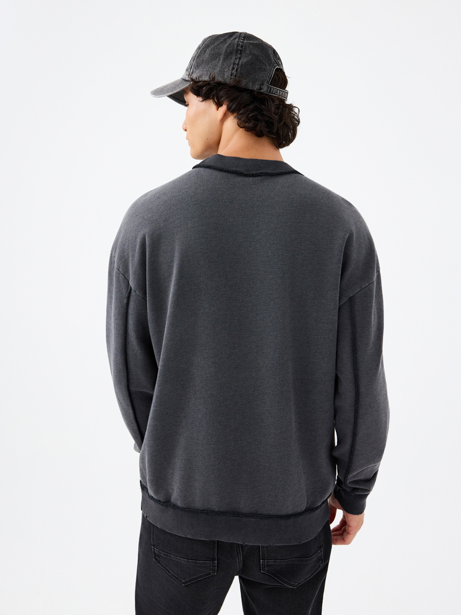 Oversize Fit Erkek Sweatshirt