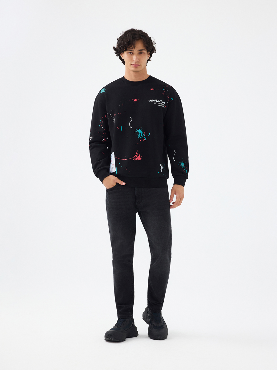 Relax Fit Erkek Sweatshirt