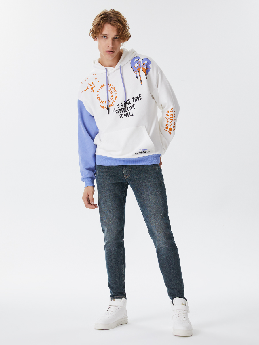 Oversize Fit Erkek Sweatshirt