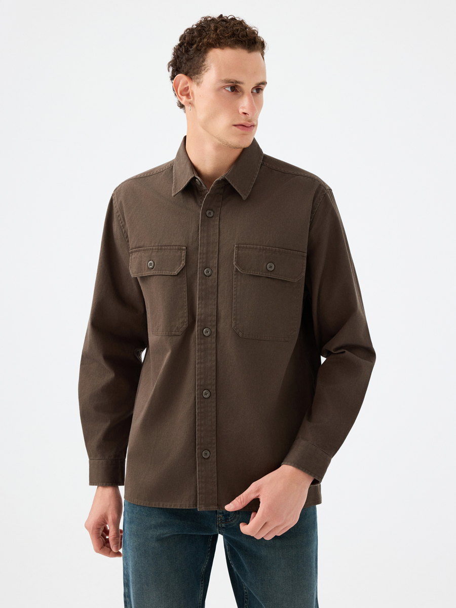 Relax Fit Erkek Gömlek U.kol