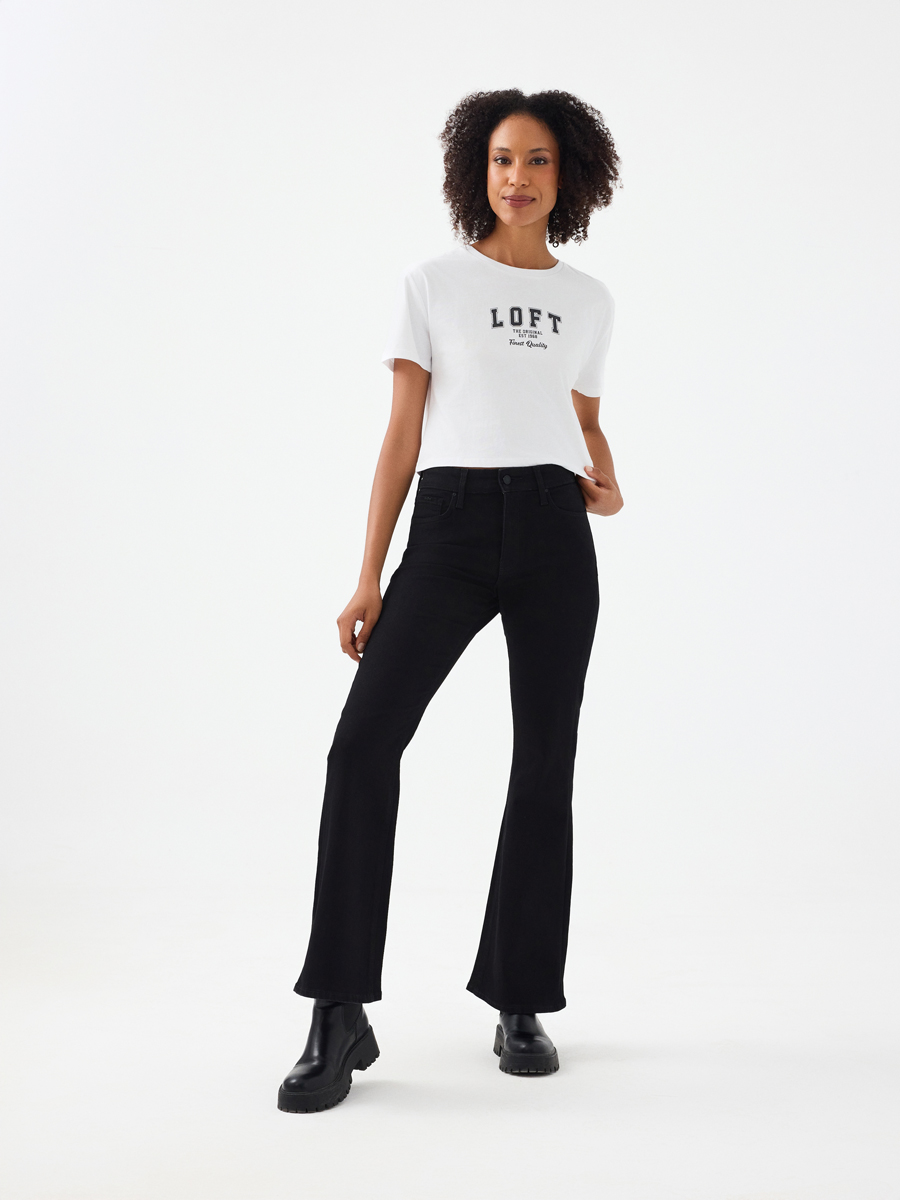 Long Crop Kadın Tshirt K.kol