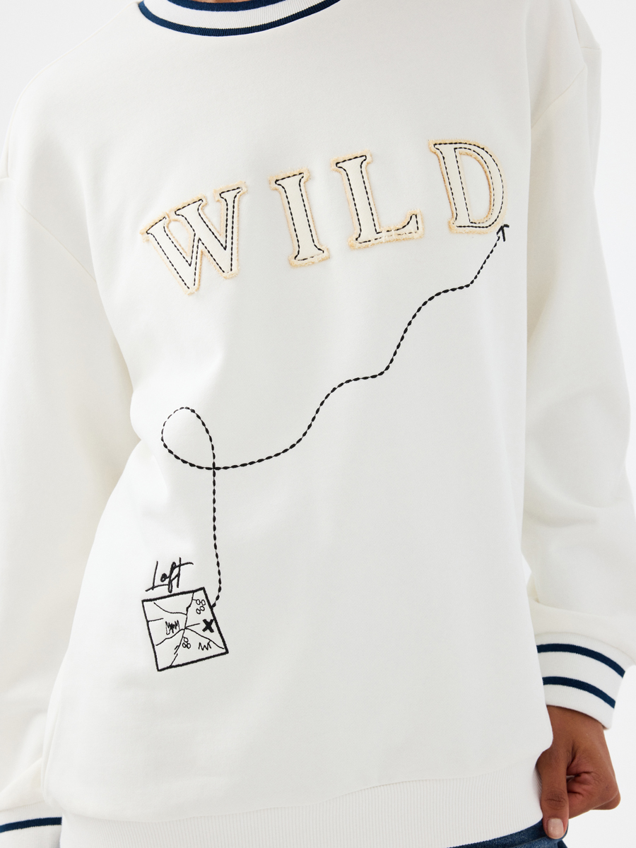 Oversize Kadın Sweatshirt