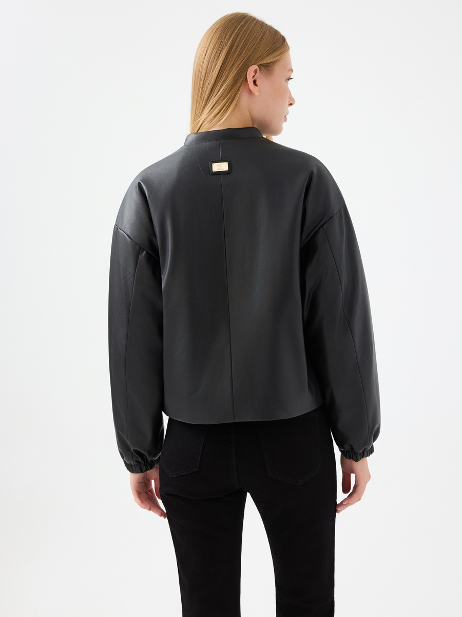 Oversize Fit Kadın Mont Pu