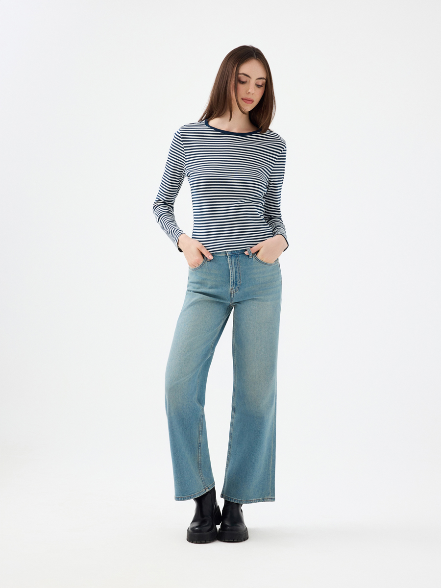 Slim Fit Kadın Tshirt U.kol