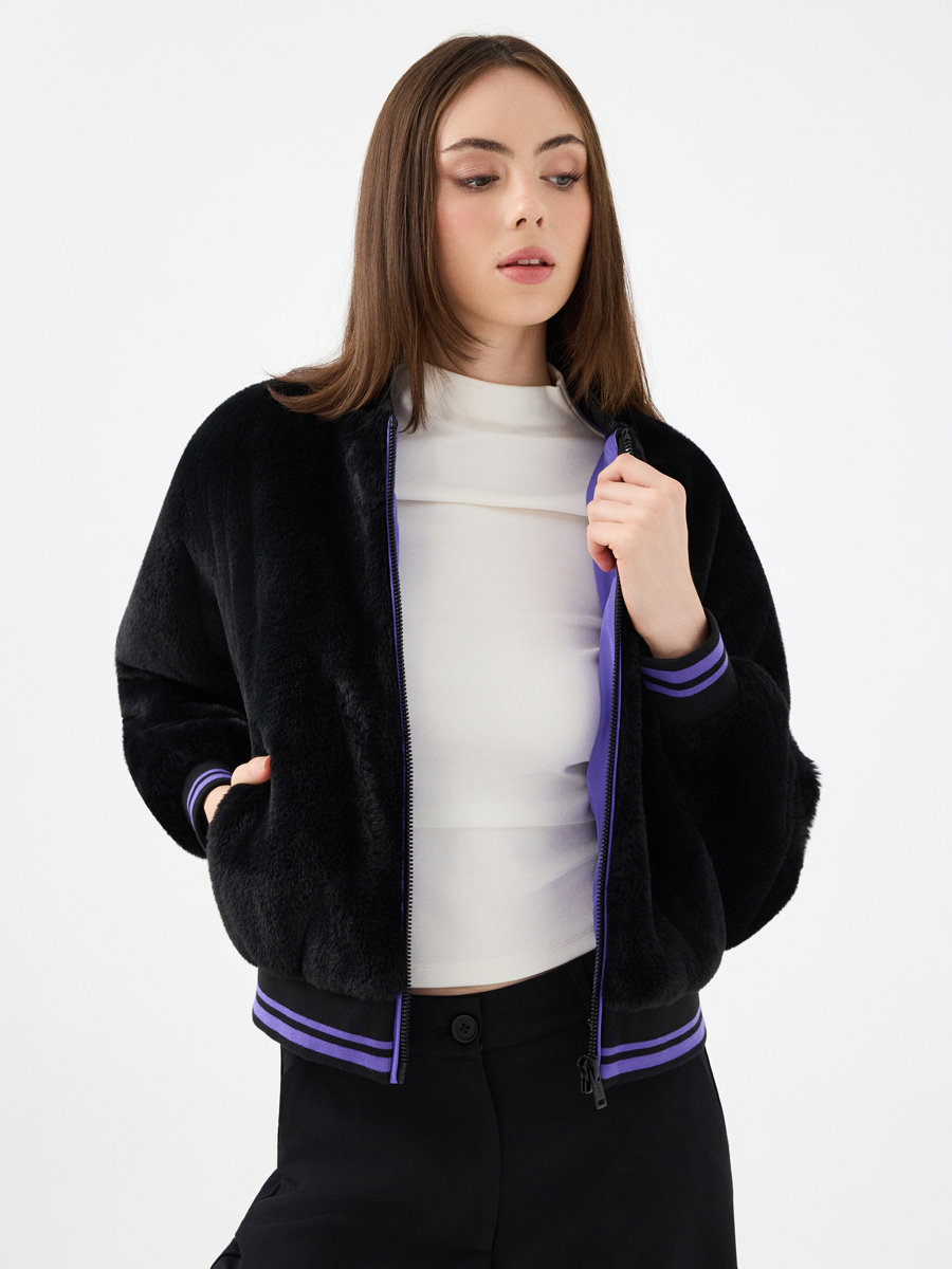 Loose Long Crop Kadın Mont