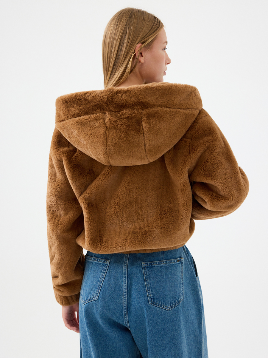 Loose Long Crop Kadın Mont