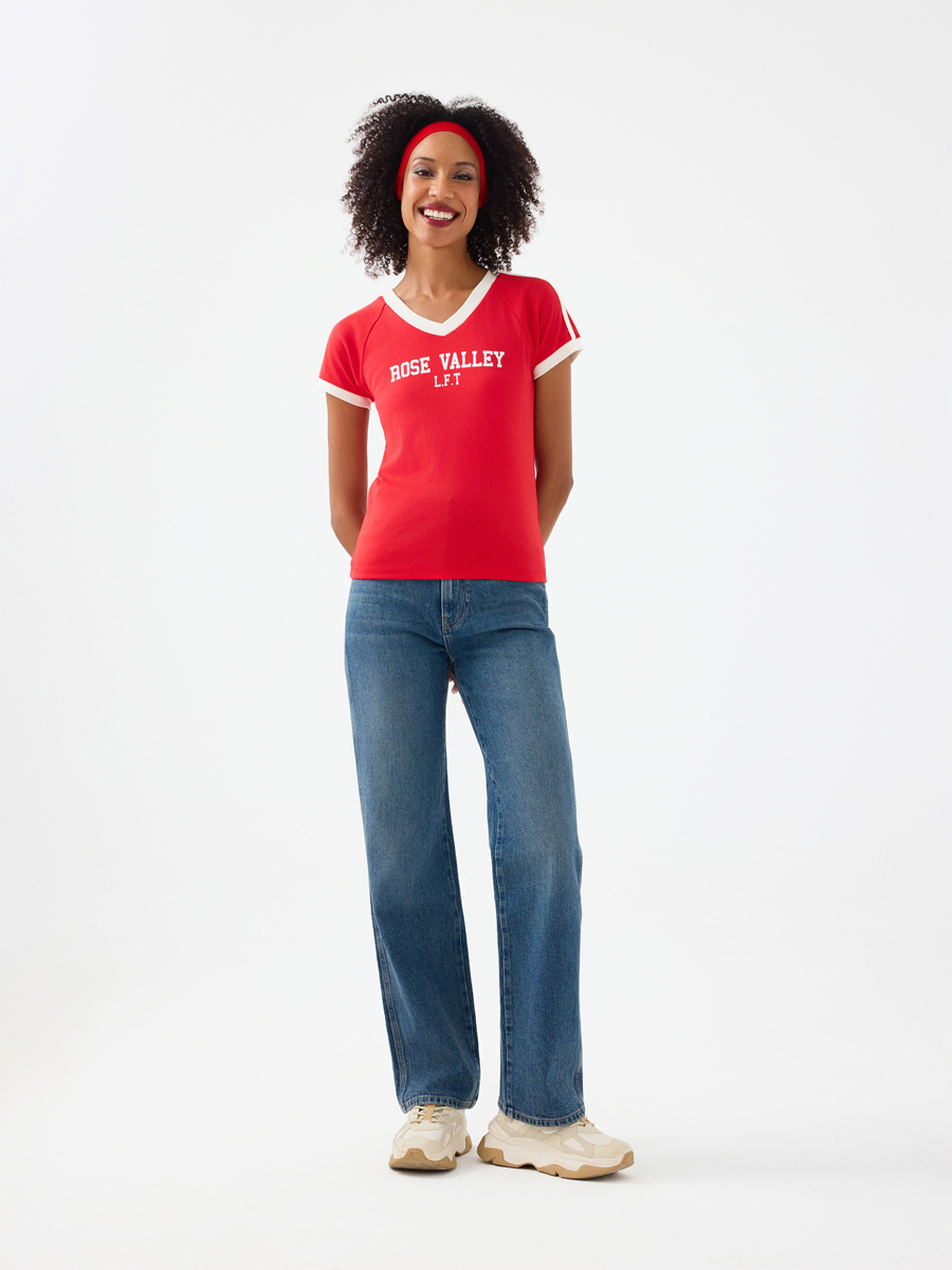 Slim Fit Kadın Tshirt K.kol