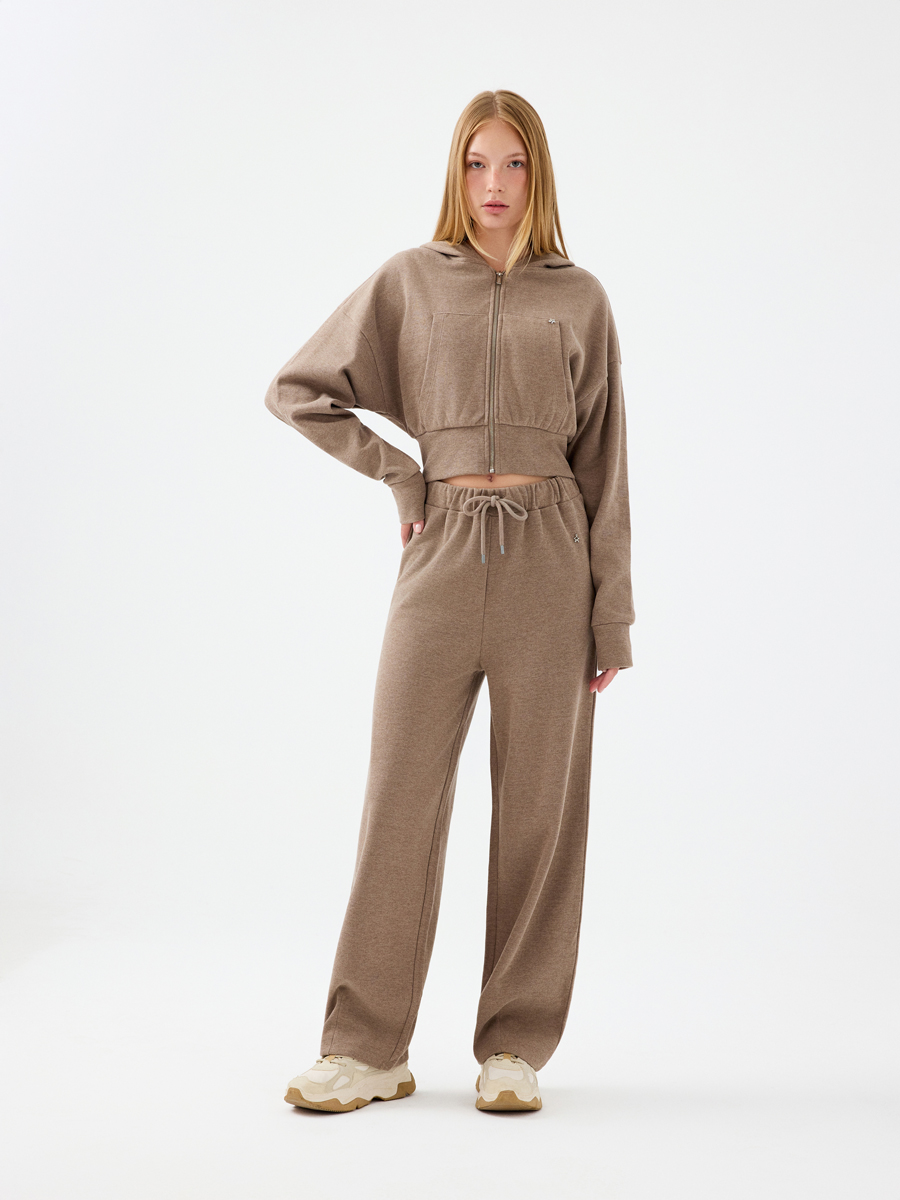 Regular Long Crop Kadın Sweatshirt