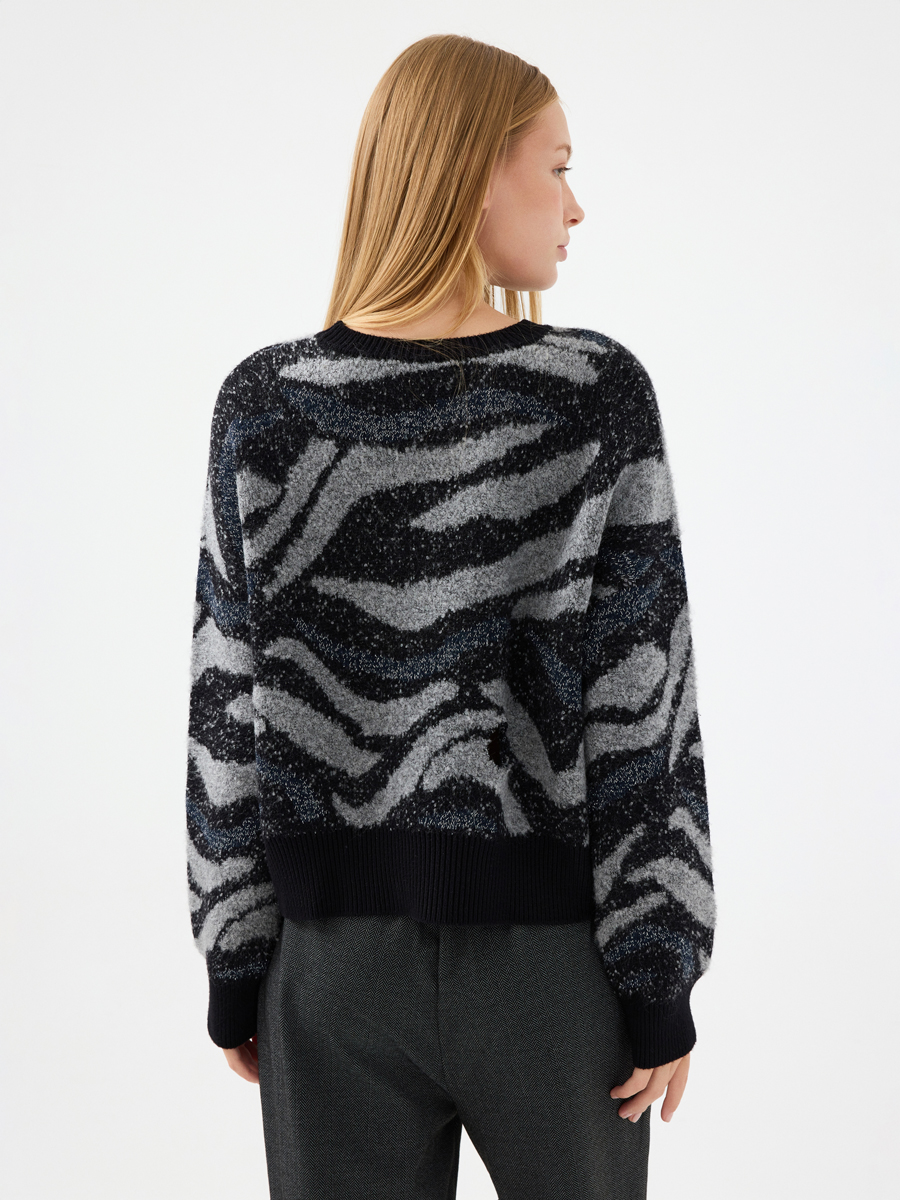 Long Crop Kadın Kazak