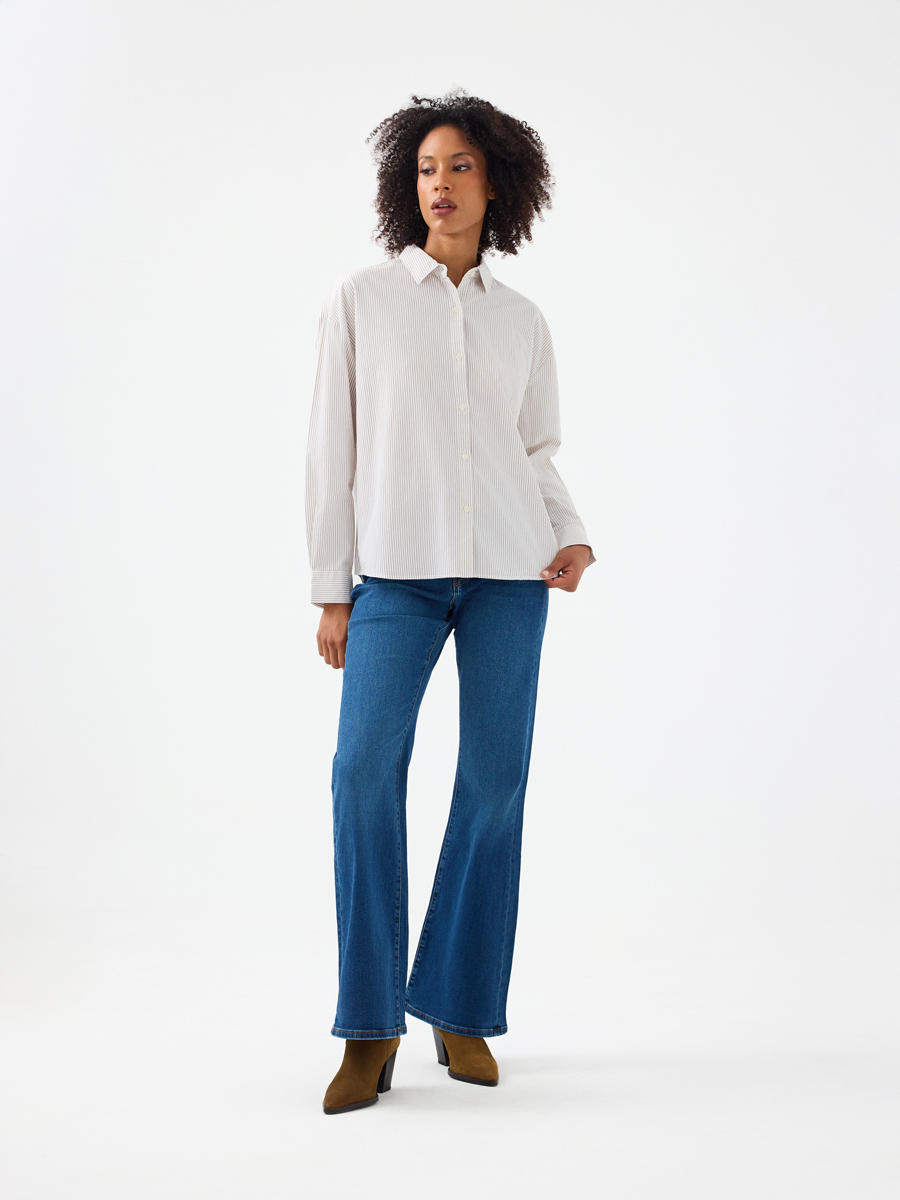 Flare Slim Fit Kadın Pantolon
