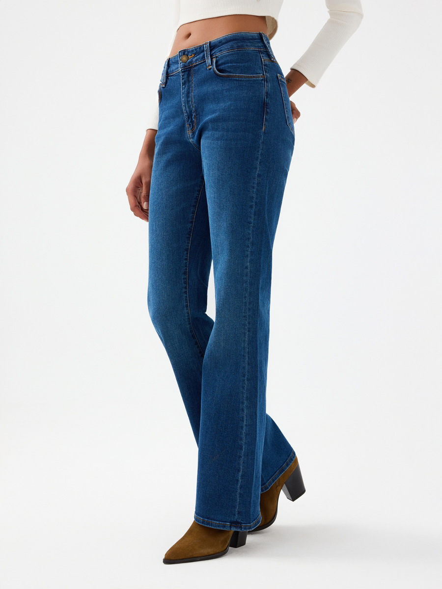 Flare Slim Fit Kadın Pantolon