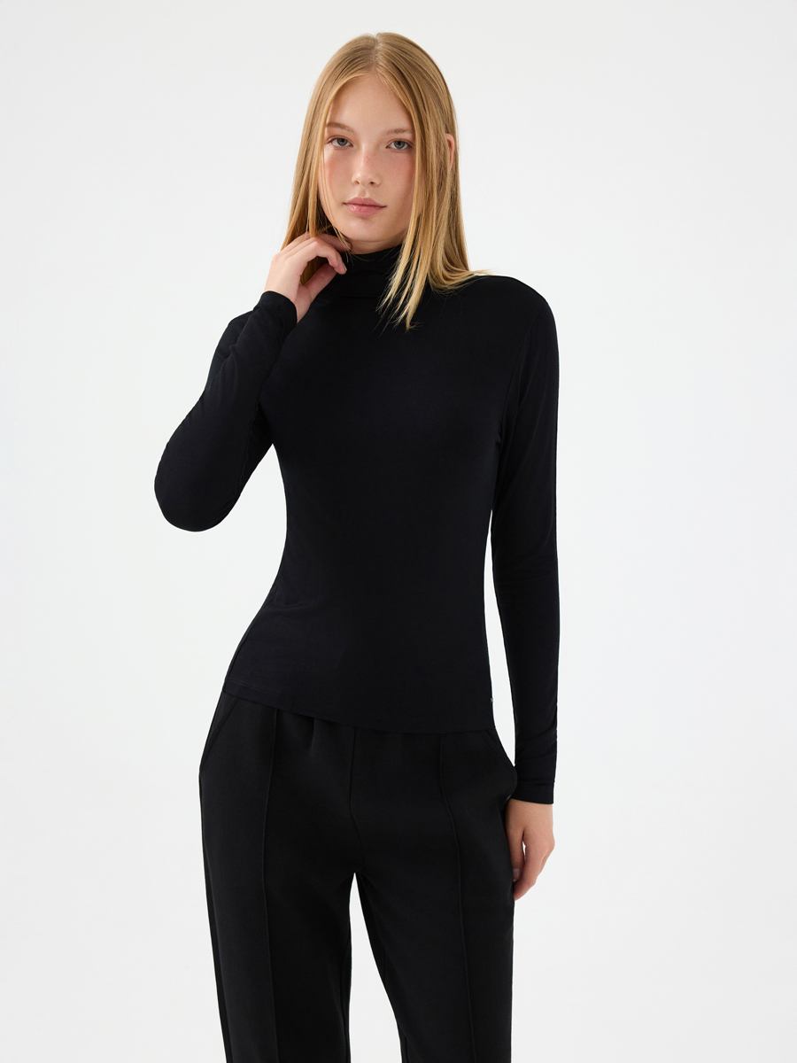 Slim Fit Kadın Bluz U.kol