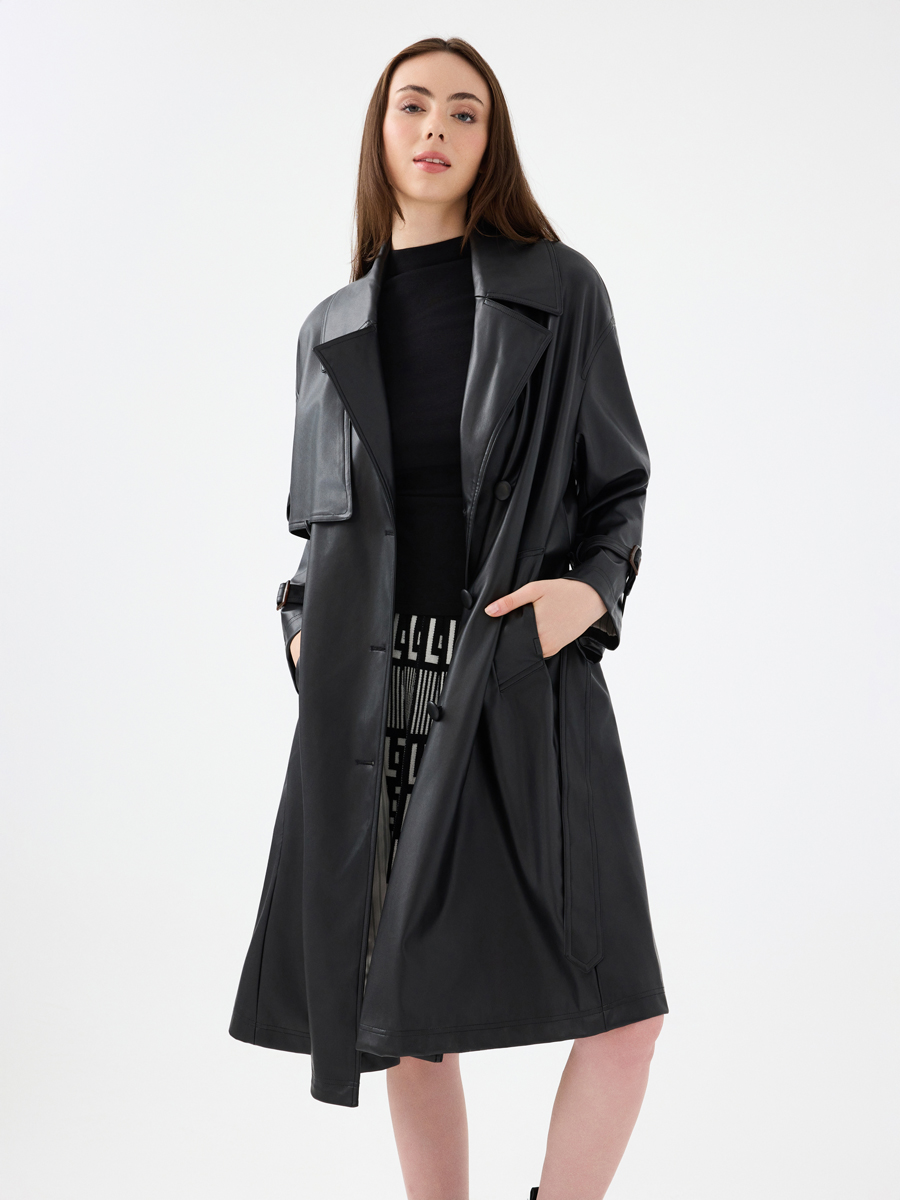 Loose Fit Kadın Trenchcoat