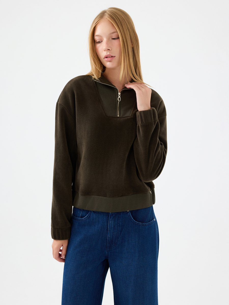 Crop Kadın Sweatshirt
