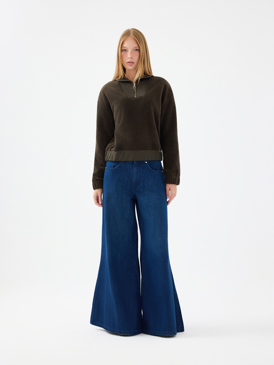 Crop Kadın Sweatshirt