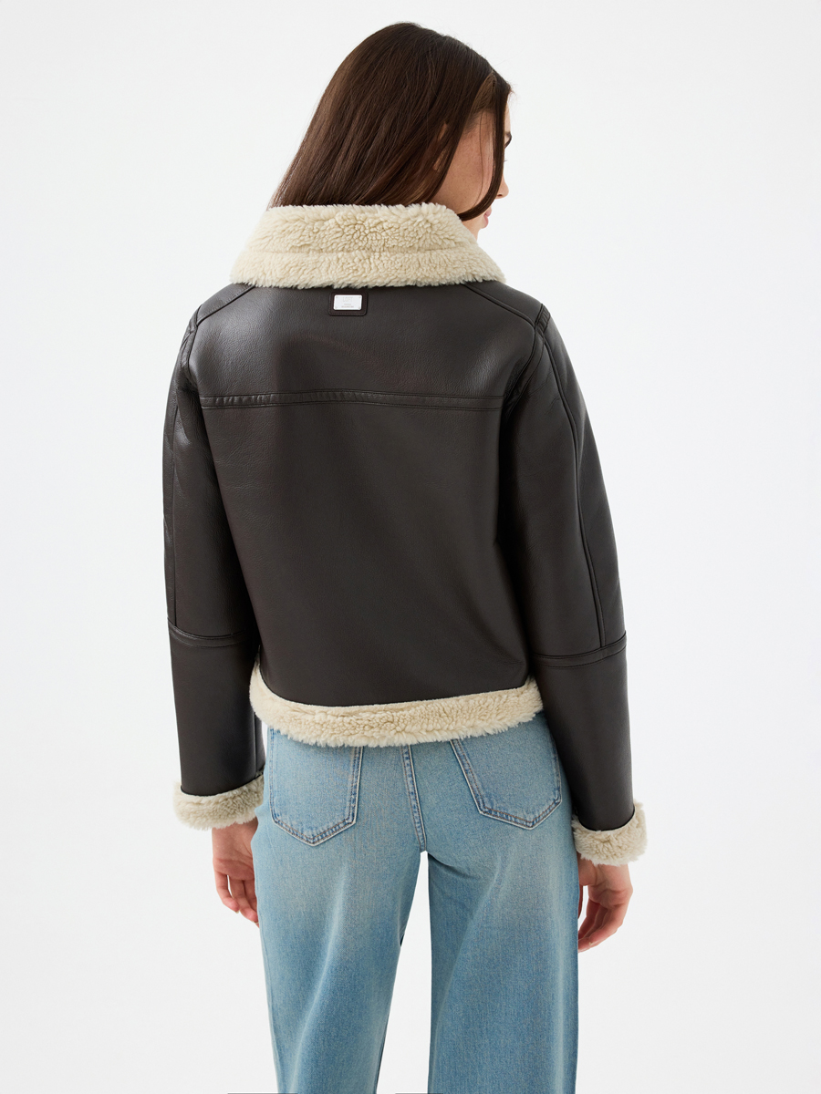 Long Crop Kadın Mont