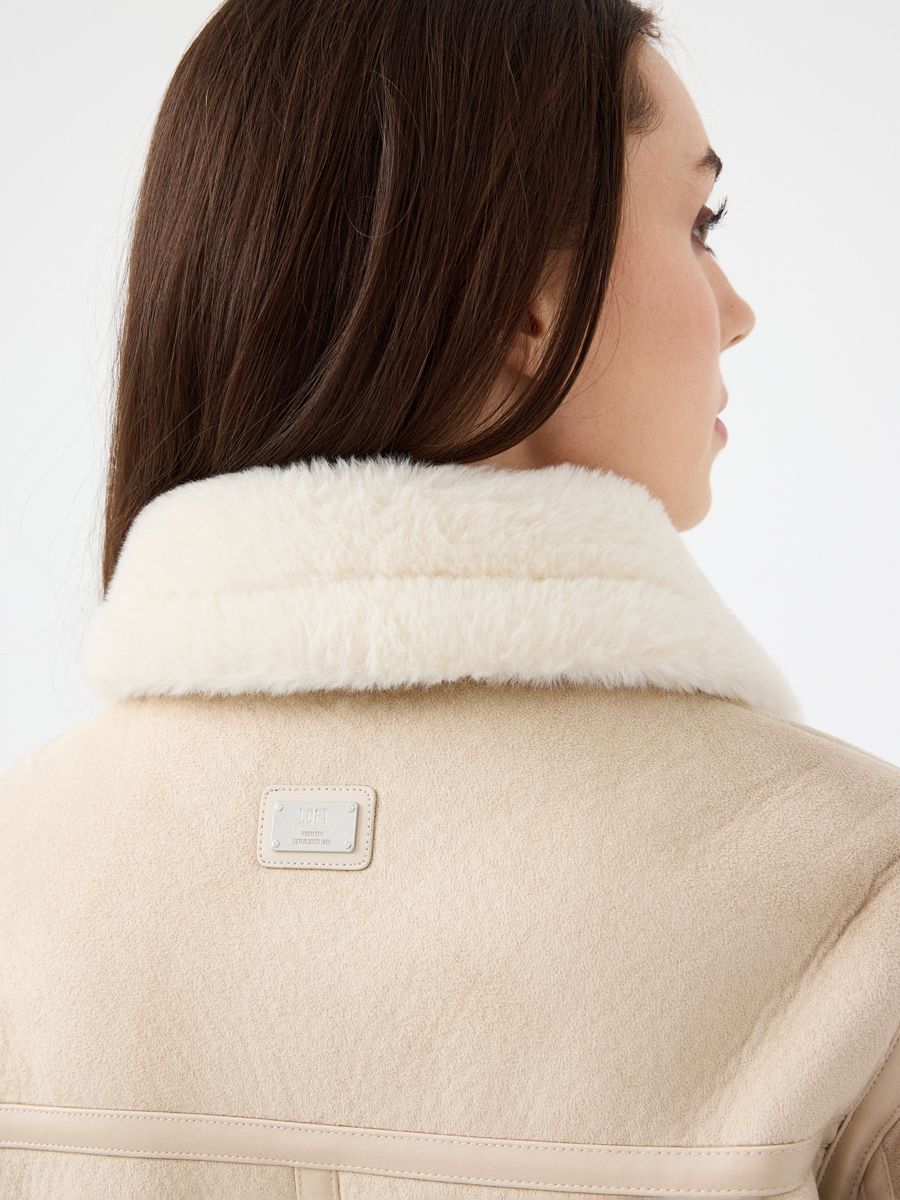Loose Long Crop Kadın Mont