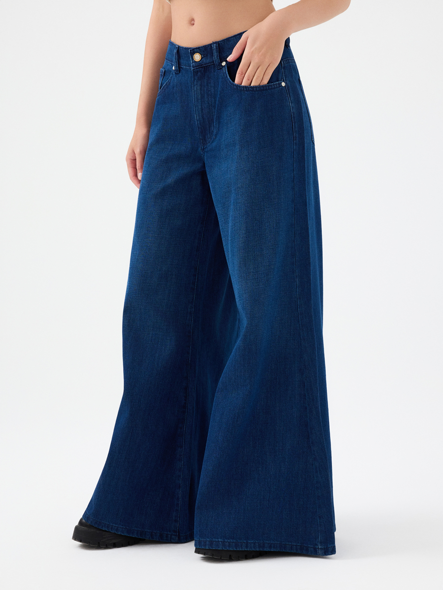Super Palazzo Regular Fit Kadın Pantolon