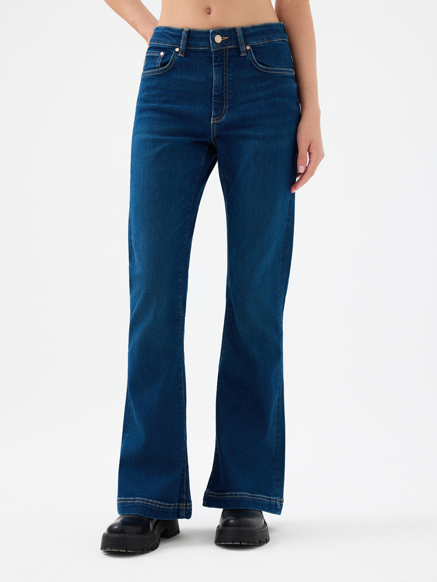 Flare Slim Fit Kadın Pantolon