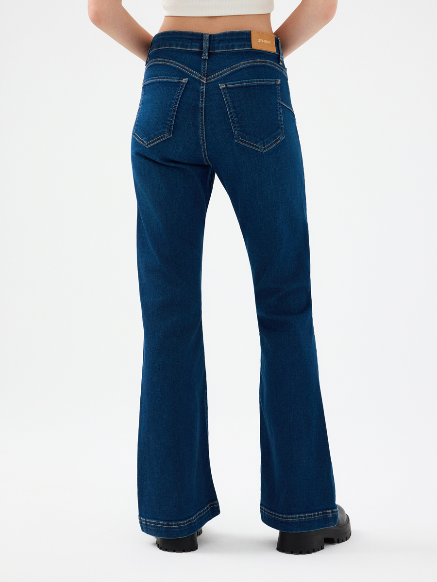Flare Slim Fit Kadın Pantolon