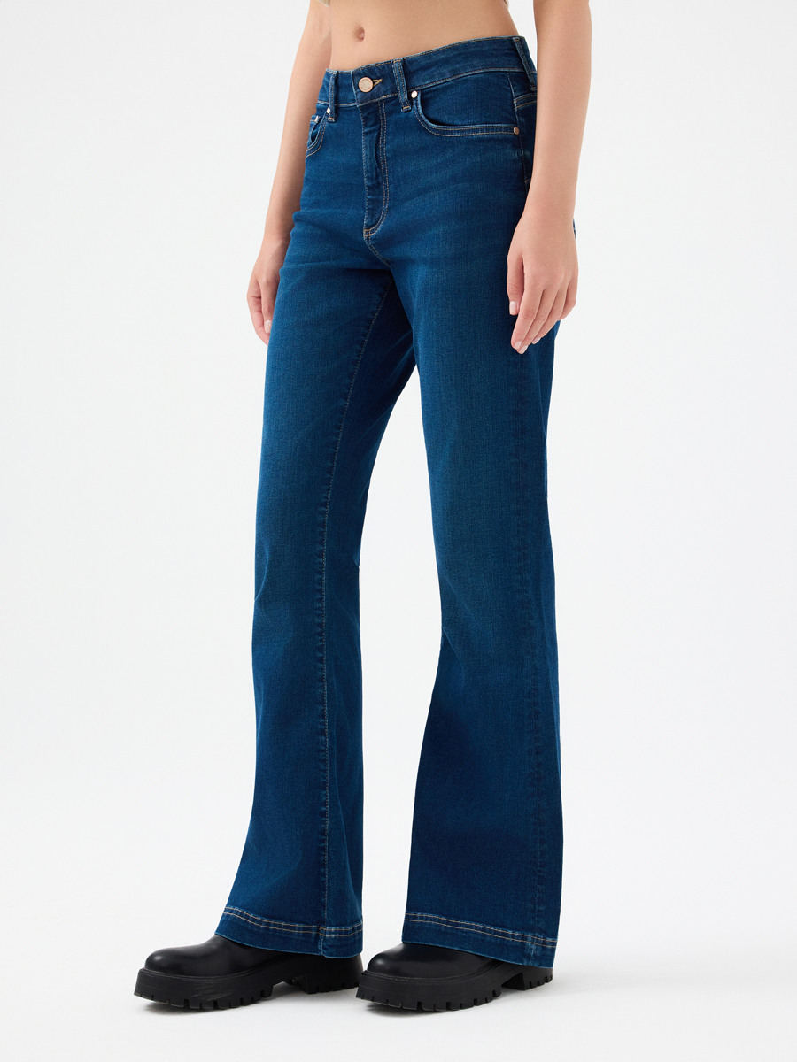Flare Slim Fit Kadın Pantolon