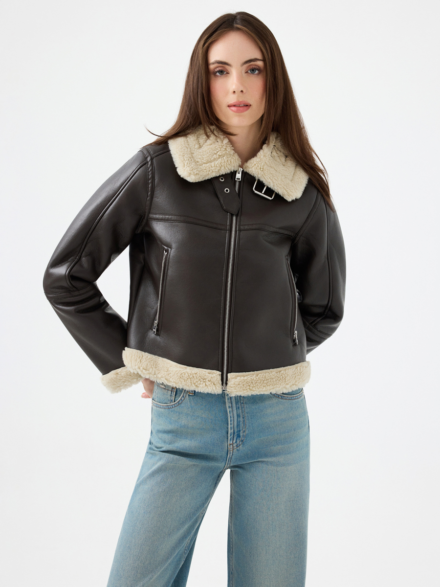 Long Crop Kadın Mont