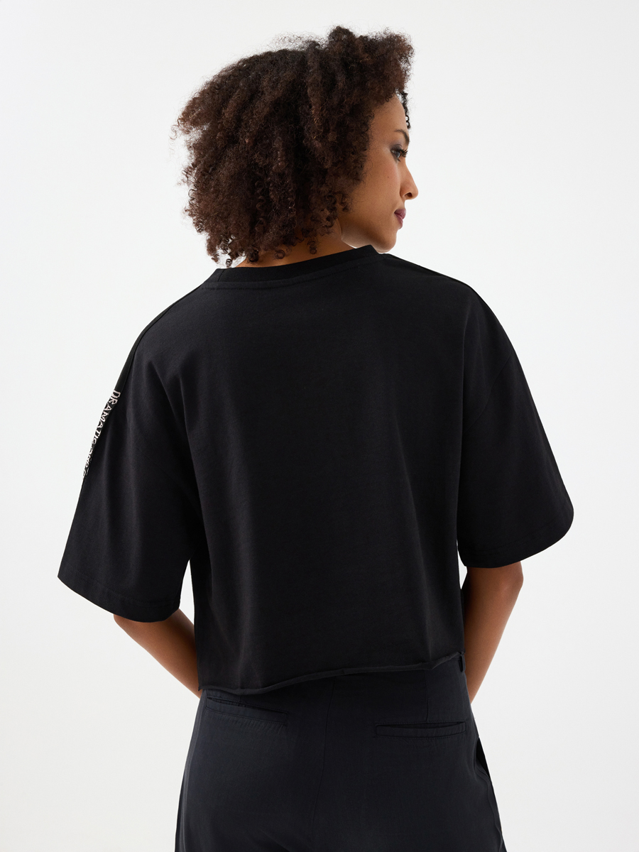 Crop Kadın Tshirt K.kol