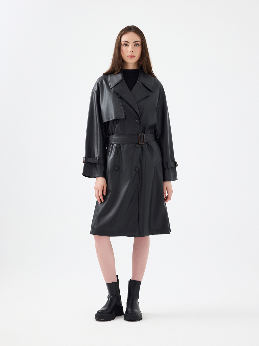 Loose Fit Kadın Trenchcoat