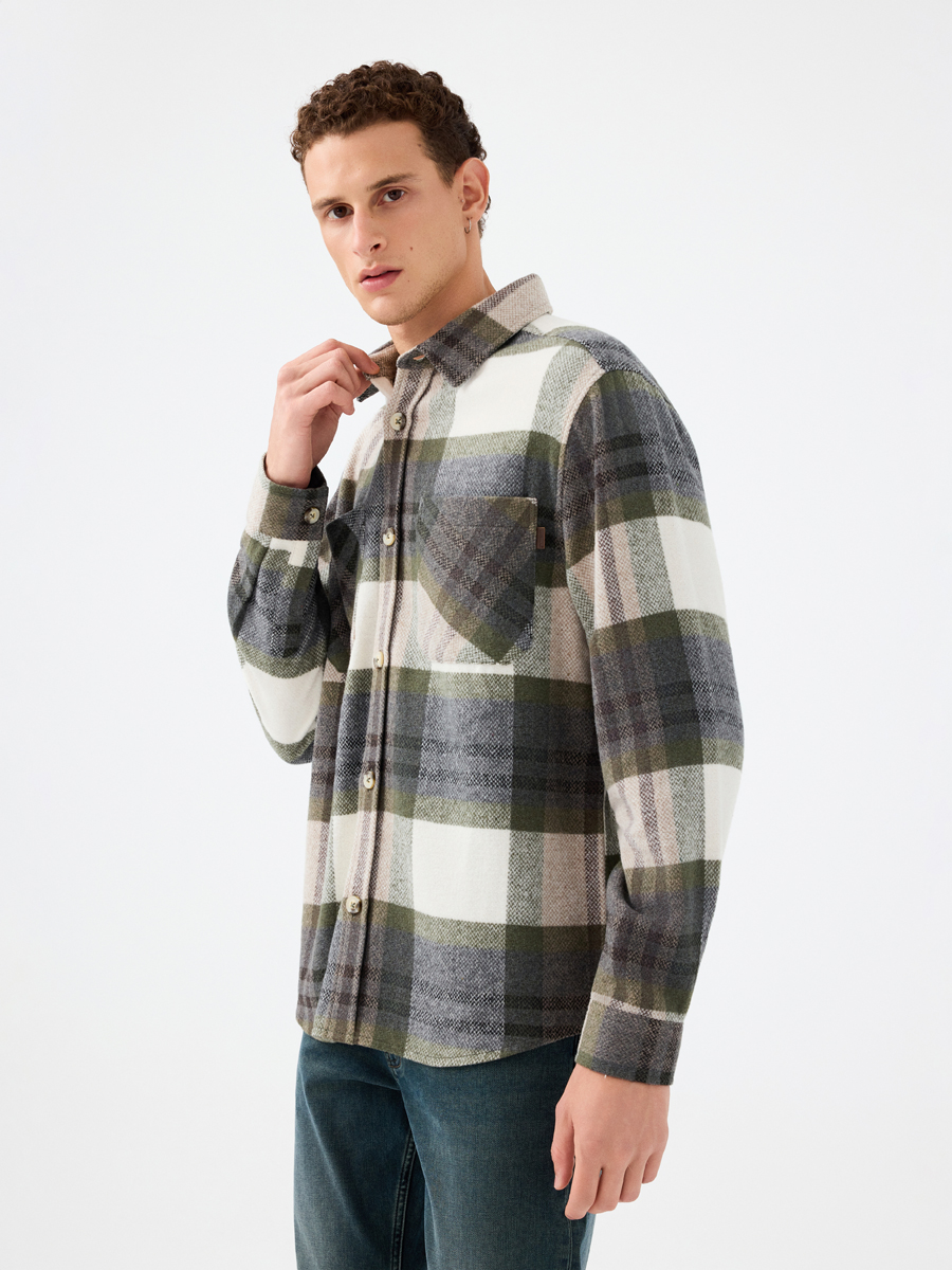 Relax Fit Erkek Gömlek U.kol