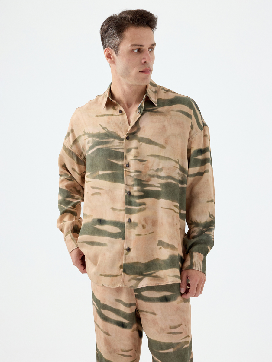 Relax Fit Erkek Gömlek U.kol