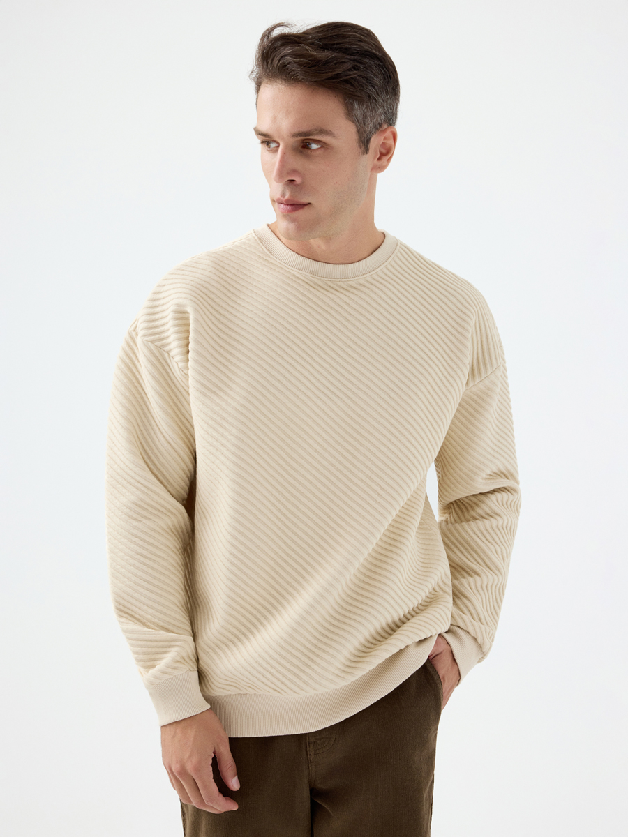 Oversize Fit Erkek Sweatshirt