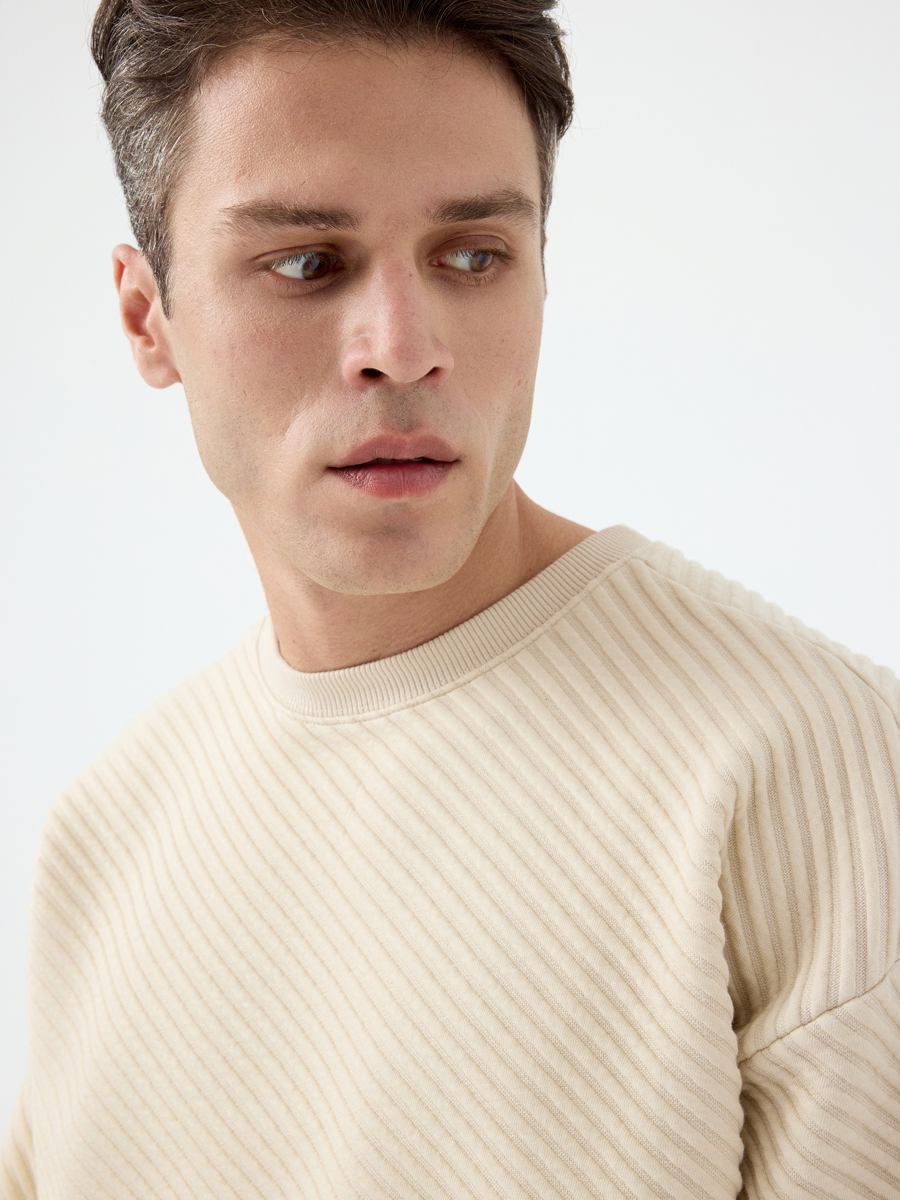 Oversize Fit Erkek Sweatshirt